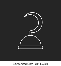 pirate hook line icon