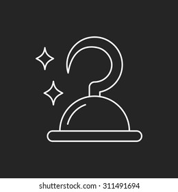 pirate hook line icon