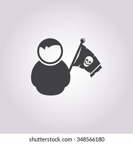 Pirate icon. 