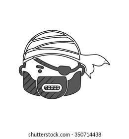 Pirate icon. 
