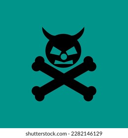 pirate icon design vector template