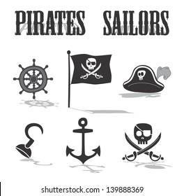 pirate icon set