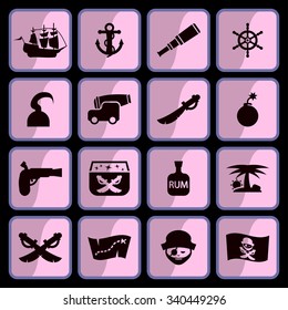 pirate icon set