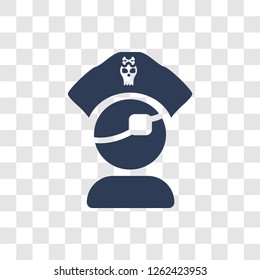 Pirate icon. Trendy Pirate logo concept on transparent background from Fairy Tale collection
