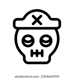 Pirate Icon Vector Symbol Design Illustration
