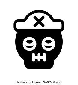 Pirate Icon Vector Symbol Design Illustration