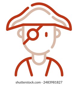 Pirate icon for web, app, infographic, etc