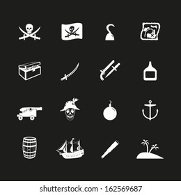 Pirate icons set