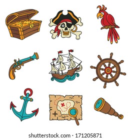 Pirate Icons Set