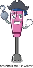 Pirate immersion mascot blender on kitchen table
