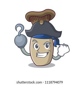 Pirate king trumpet mushroom character cartoon