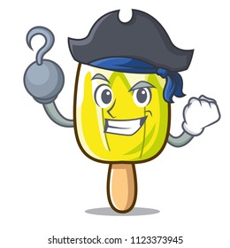 Pirate lemon ice cream character cartoon