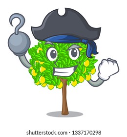Pirate lemon tree in the cartoon shape