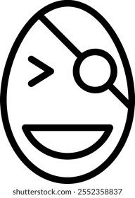 Pirat Linie Symbol Illustration Vektor
