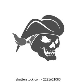 Pirate logo icon design illustration vector