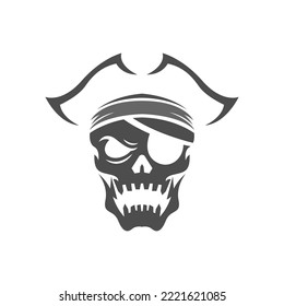 Pirate logo icon design illustration vector