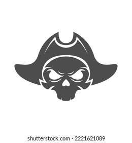 Pirate logo icon design illustration vector
