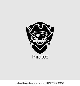 Pirate logo with a simple and attractive design. very suitable for your business.
