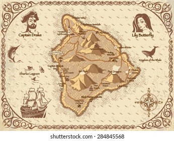 Pirate Map Vector