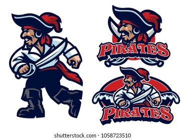 Pirate Mascot Set