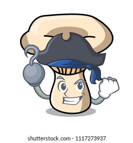 Pirate milk mushroom character cartoon