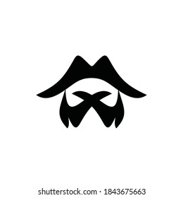 Pirate monster design logo for business