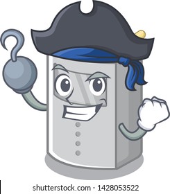 Pirate motion sensor attached to cartoon wall