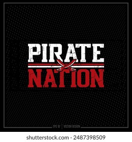 Pirate Nation, Antiguas Pirate, Pirata, Equipo, Espadas piratas, Mascota, Deporte, Espíritu, Antiguas Sport