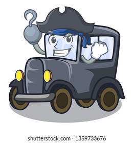 Pirate old car in the shape character