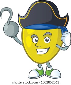 Pirate olive cartoon mascot for ingredient herbal