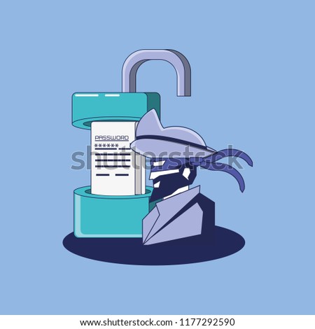 pirate with padlock data privacy