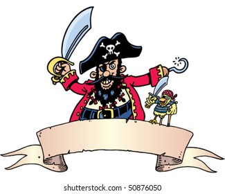 Pirate & Parrot banner
