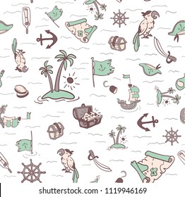 pirate parrot pattern