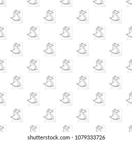 Pirate parrot pattern vector seamless repeating for any web design