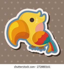 pirate parrot theme elements