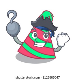 Pirate party hat character cartoon