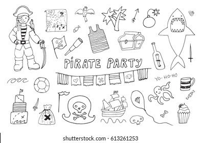 pirate party line set