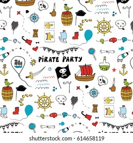 Pirate Party Pattern 