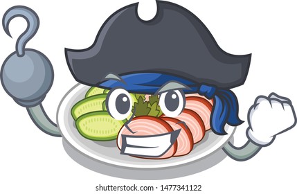 Pirate peking dunking in the character shape