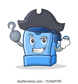 Pirate pencil sharpener character cartoon