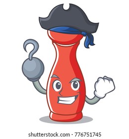 Pirate pepper mill character cartoon