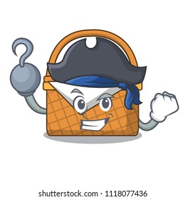 Pirate picnic basket character cartoon