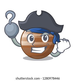 Pirate planet Jupiter in form of cartoon