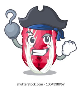 Pirate radiccho in the shape of mascot