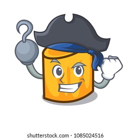 Pirate rigatoni character cartoon style