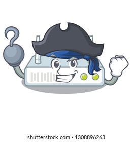 Pirate router in the a character shape