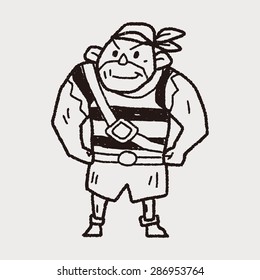 pirate Sailor doodle