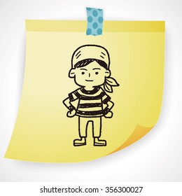 pirate Sailor doodle