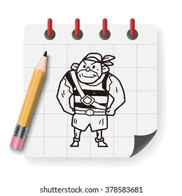 pirate Sailor doodle