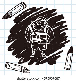 pirate Sailor doodle